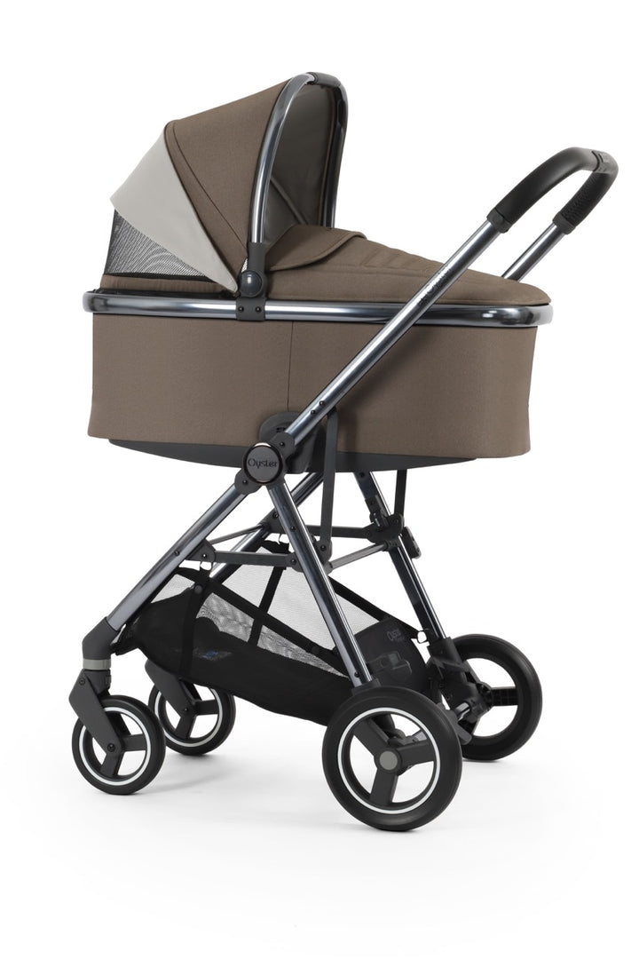 BabyStyle Oyster Gravity+ Stroller and Carrycot - Mink - Pramsy