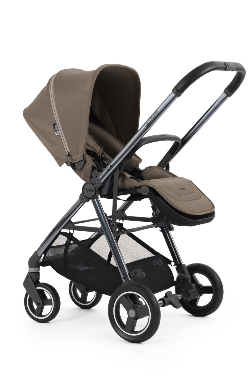 BabyStyle Oyster Gravity+ Stroller and Carrycot - Mink - Pramsy