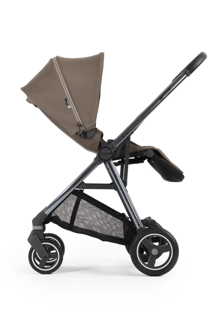 BabyStyle Oyster Gravity+ Stroller and Carrycot - Mink - Pramsy