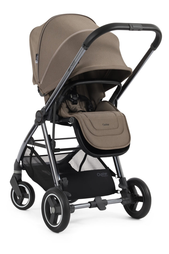 BabyStyle Oyster Gravity+ Stroller and Carrycot - Mink - Pramsy