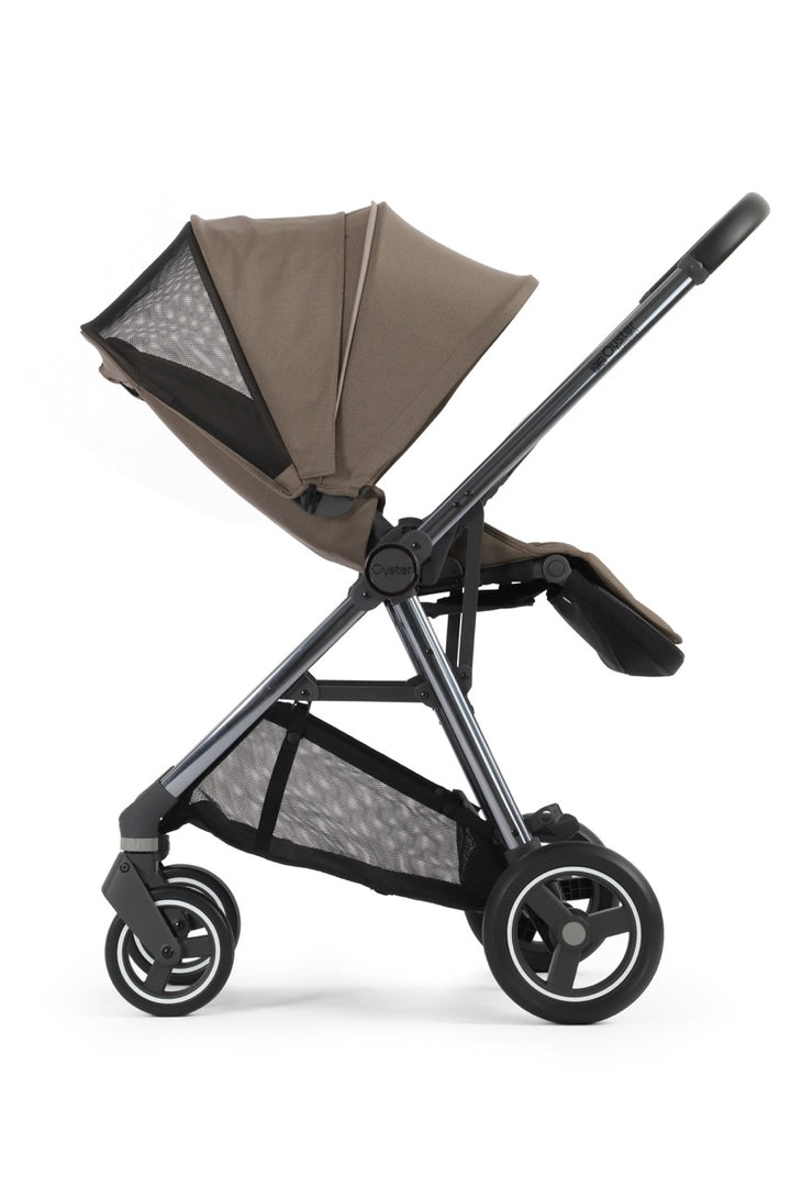 BabyStyle Oyster Gravity+ Stroller and Carrycot - Mink - Pramsy