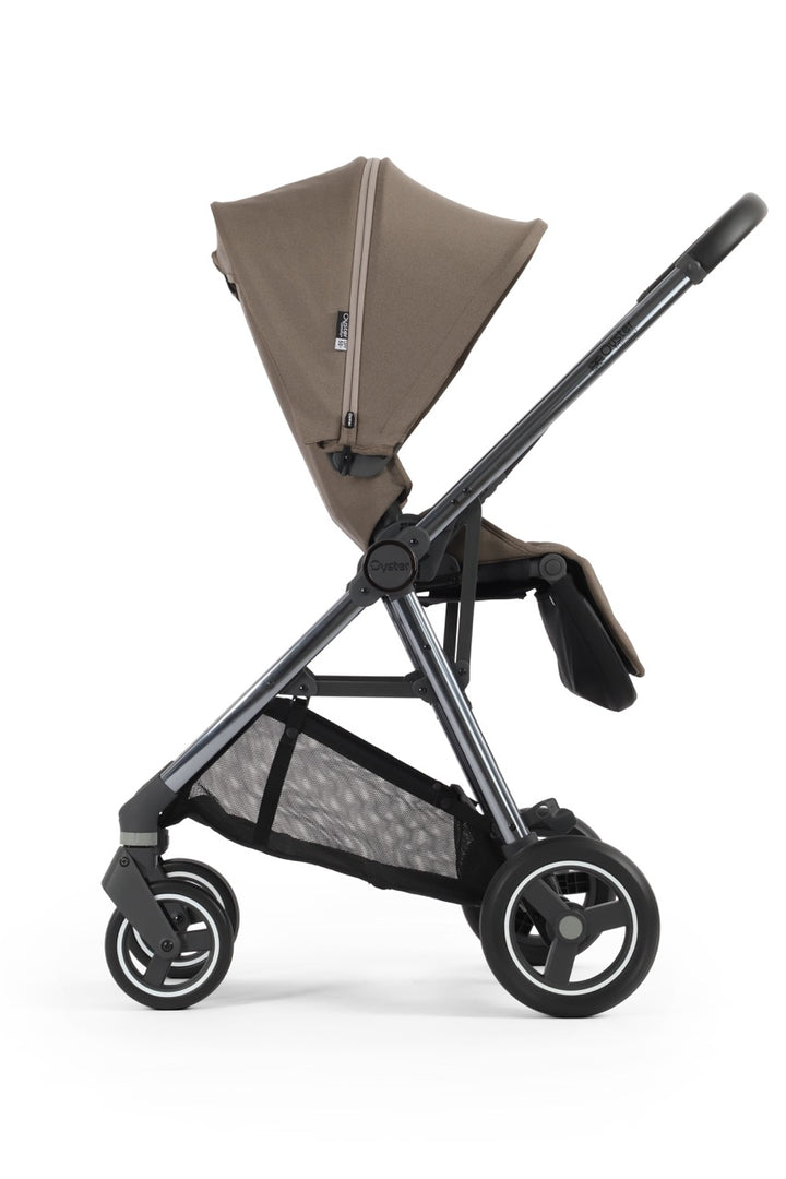 BabyStyle Oyster Gravity+ Stroller and Carrycot - Mink - Pramsy