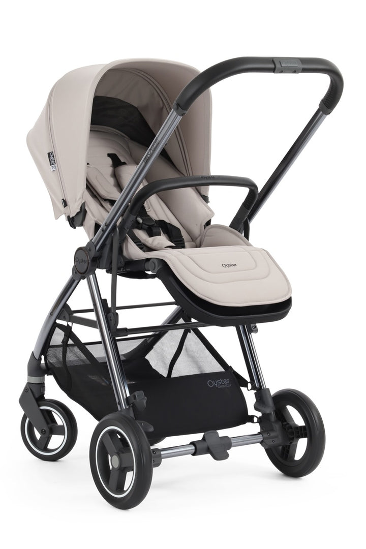 BabyStyle Oyster Gravity+ Stroller and Carrycot - Stone - Pramsy