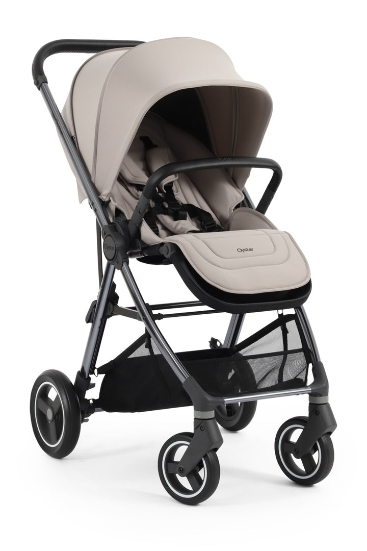 BabyStyle Oyster Gravity+ Stroller and Carrycot - Stone - Pramsy