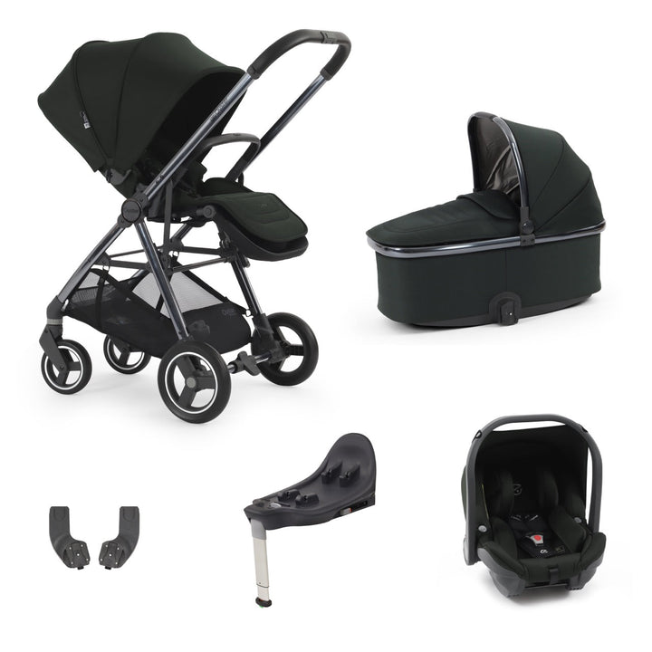 BabyStyle Oyster Gravity+ 5 Piece Package - Black Olive - Pramsy