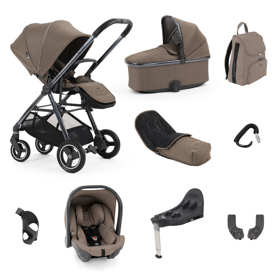 BabyStyle Oyster Gravity+ 9 Piece Package - Mink - Pramsy