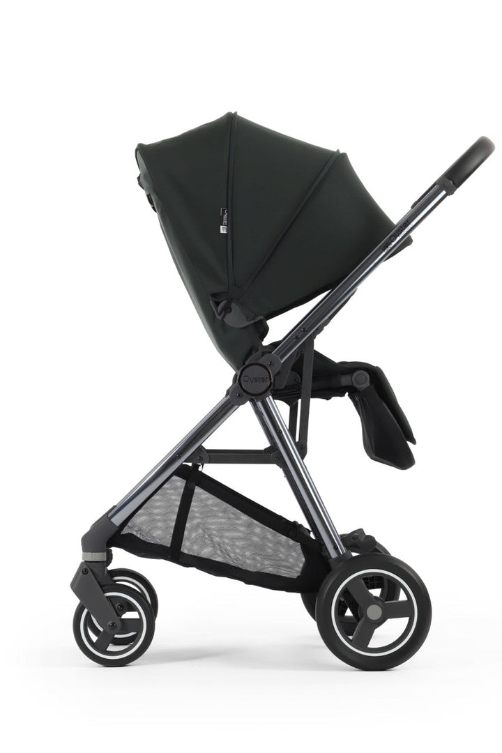 BabyStyle Oyster Gravity+ Stroller and Carrycot - Black Olive - Pramsy