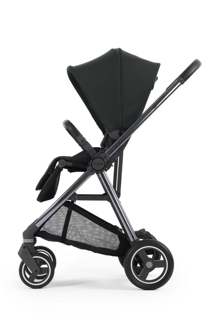 BabyStyle Oyster Gravity+ Stroller and Carrycot - Black Olive - Pramsy