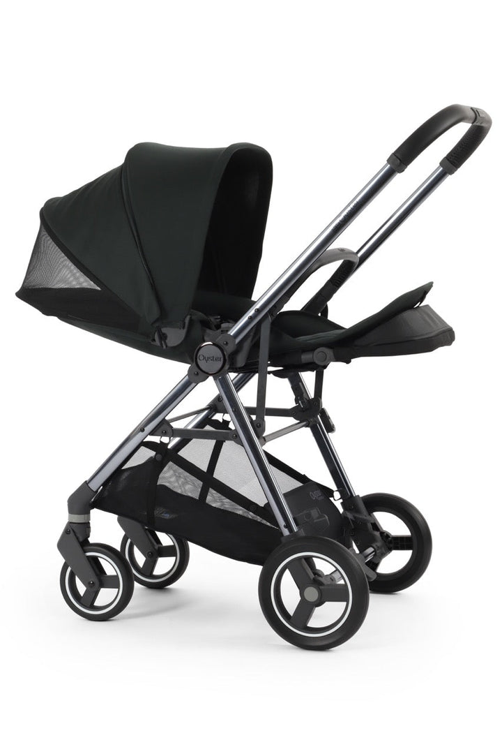 BabyStyle Oyster Gravity+ Stroller and Carrycot - Black Olive - Pramsy