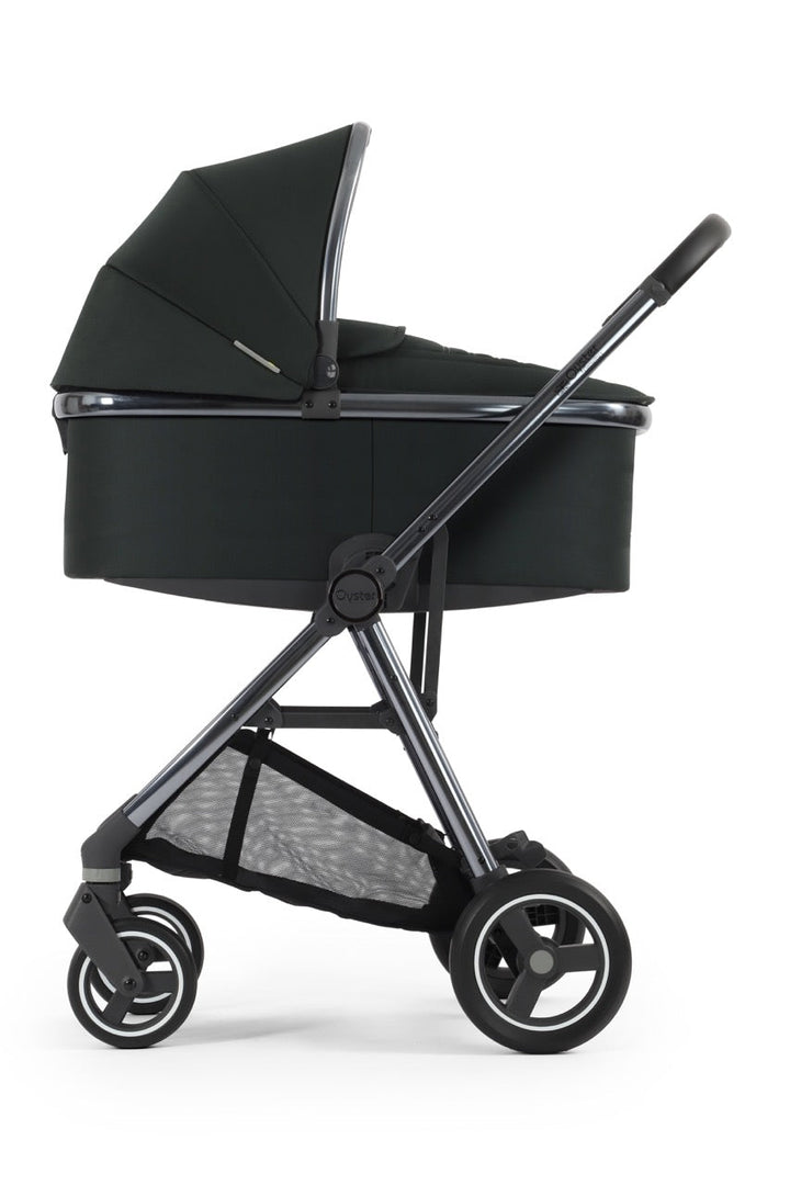 BabyStyle Oyster Gravity+ Stroller and Carrycot - Black Olive - Pramsy