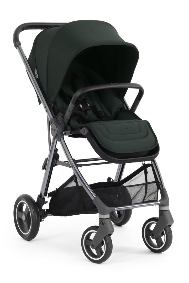 BabyStyle Oyster Gravity+ Stroller and Carrycot - Black Olive - Pramsy