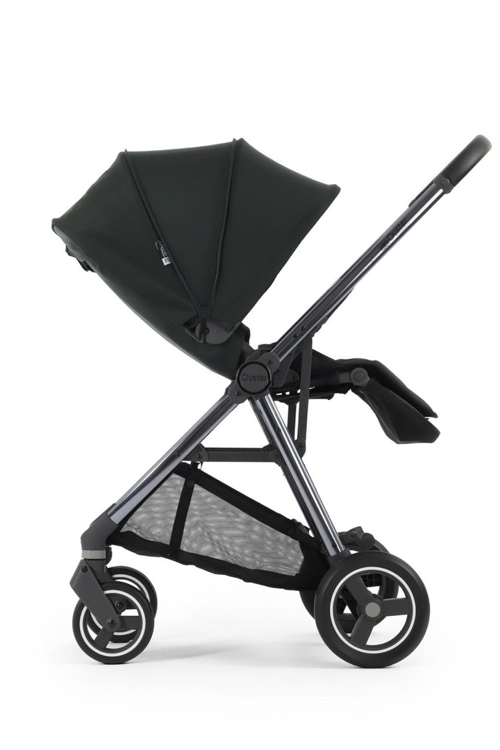 BabyStyle Oyster Gravity+ Stroller and Carrycot - Black Olive - Pramsy