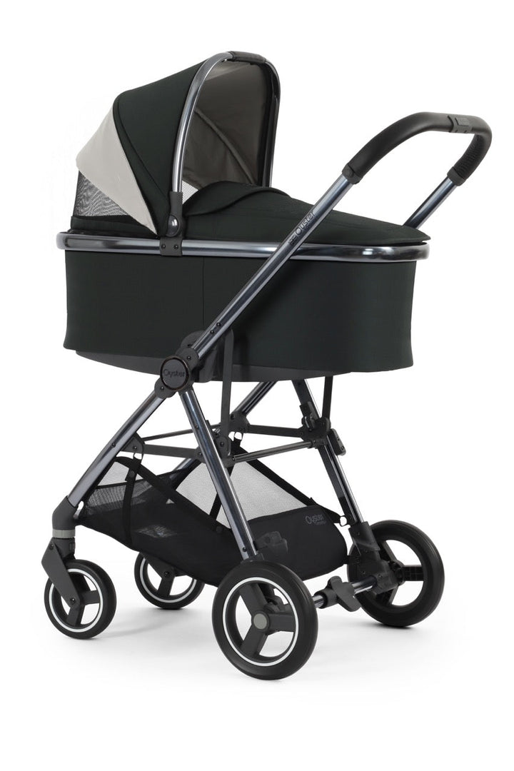 BabyStyle Oyster Gravity+ Stroller and Carrycot - Black Olive - Pramsy