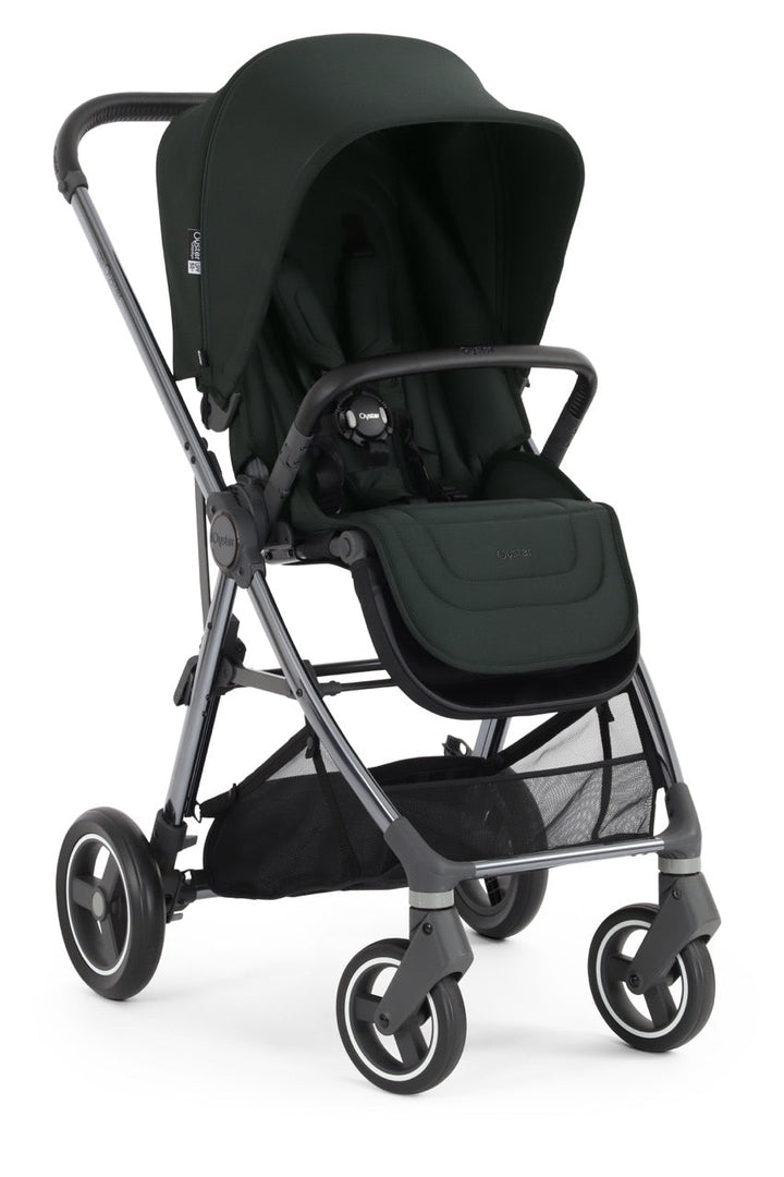 BabyStyle Oyster Gravity+ Stroller and Carrycot - Black Olive - Pramsy