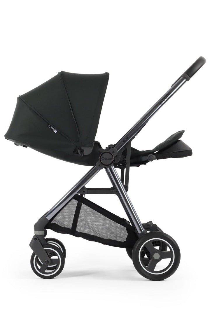 BabyStyle Oyster Gravity+ Stroller and Carrycot - Black Olive - Pramsy