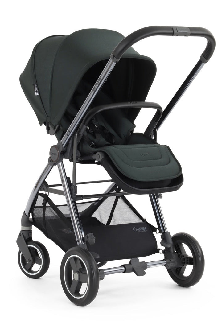 BabyStyle Oyster Gravity+ Stroller and Carrycot - Black Olive - Pramsy