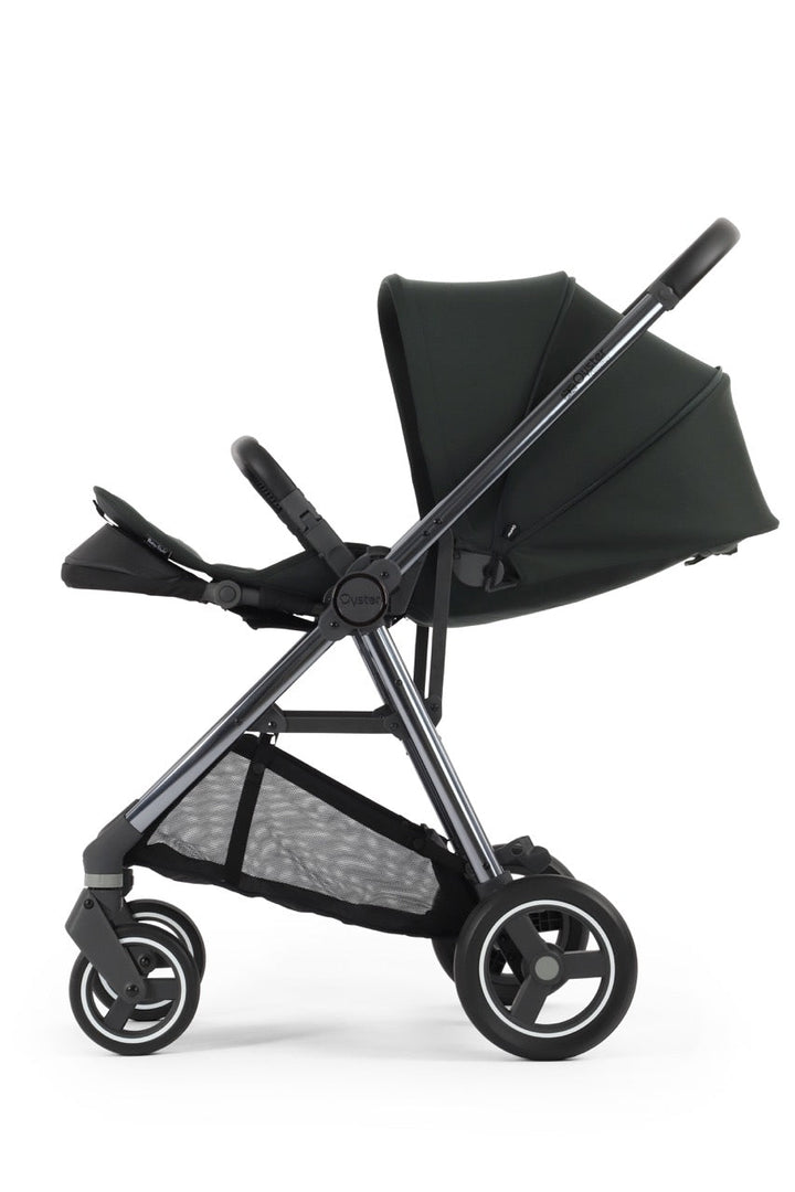 BabyStyle Oyster Gravity+ Stroller and Carrycot - Black Olive - Pramsy