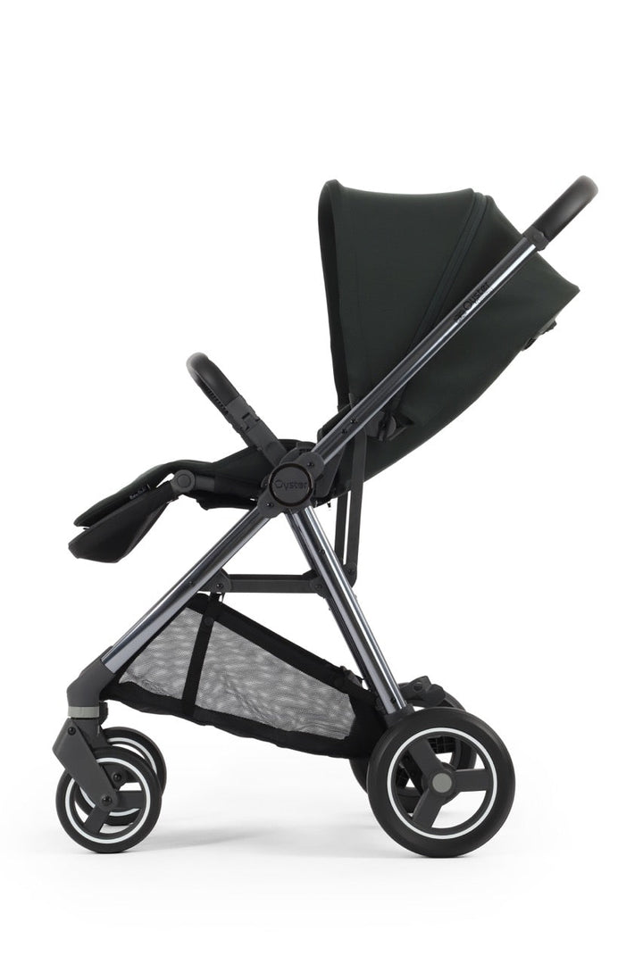 BabyStyle Oyster Gravity+ Stroller and Carrycot - Black Olive - Pramsy