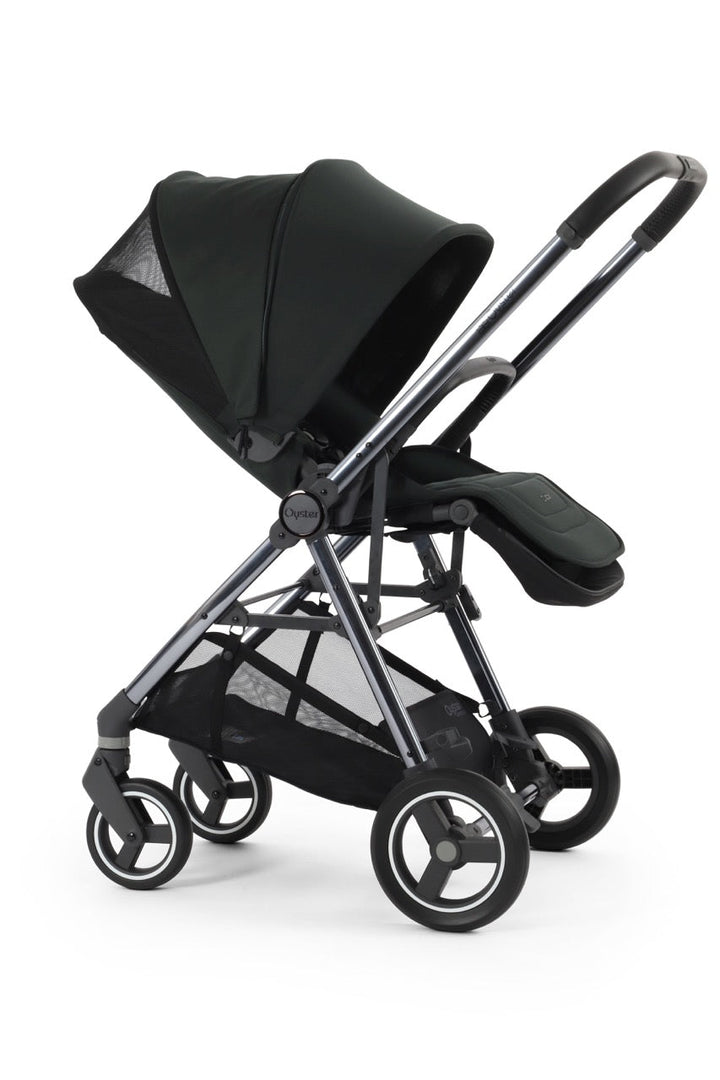 BabyStyle Oyster Gravity+ Stroller and Carrycot - Black Olive - Pramsy