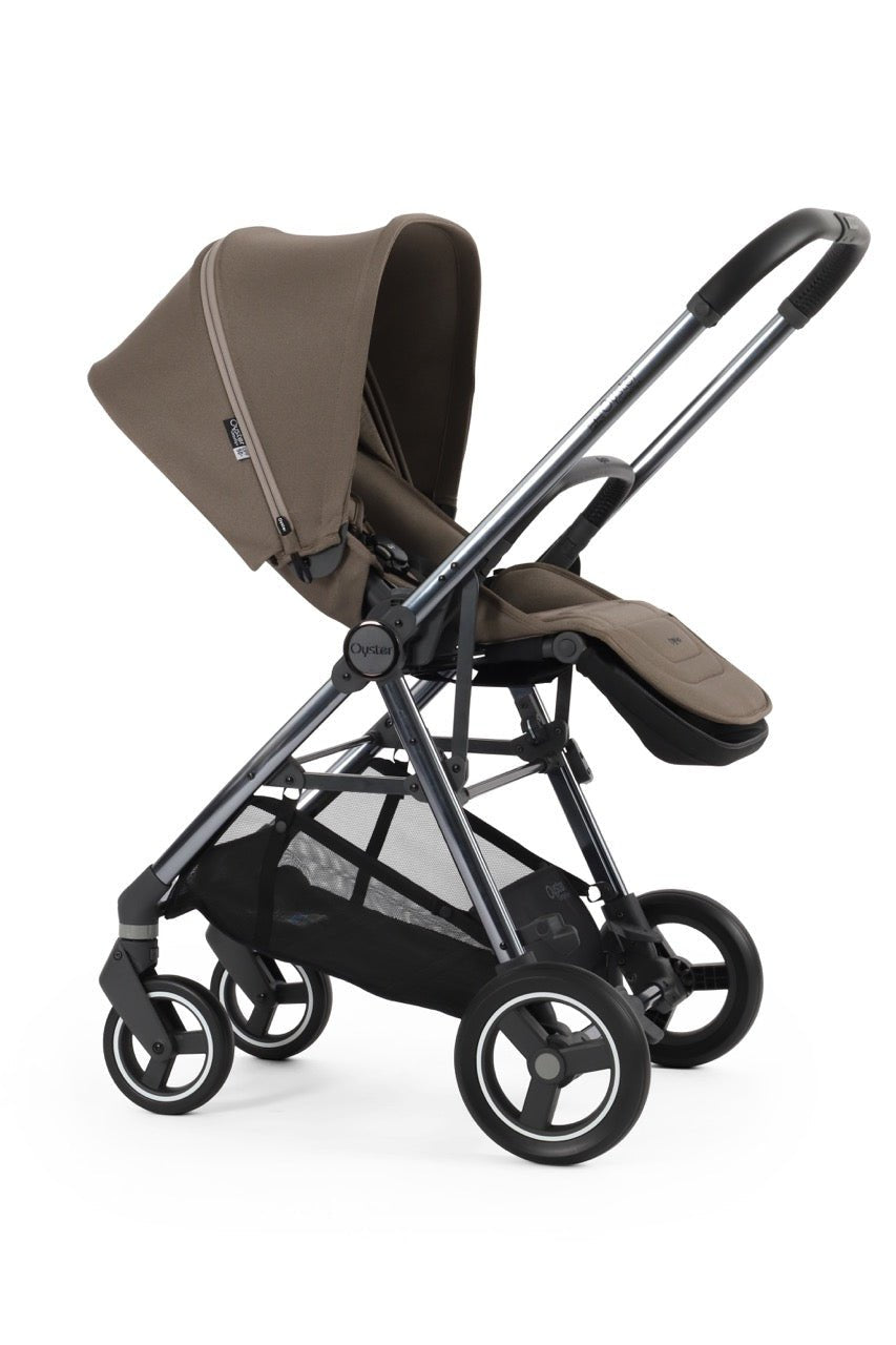 BabyStyle Oyster Gravity+ Stroller and Carrycot - Mink - Pramsy