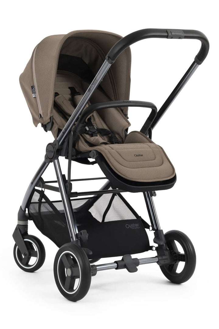 BabyStyle Oyster Gravity+ Stroller and Carrycot - Mink - Pramsy