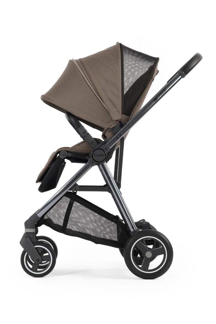 BabyStyle Oyster Gravity+ Stroller and Carrycot - Mink - Pramsy