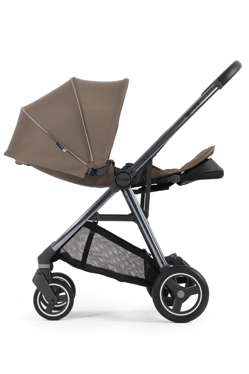 BabyStyle Oyster Gravity+ Stroller and Carrycot - Mink - Pramsy