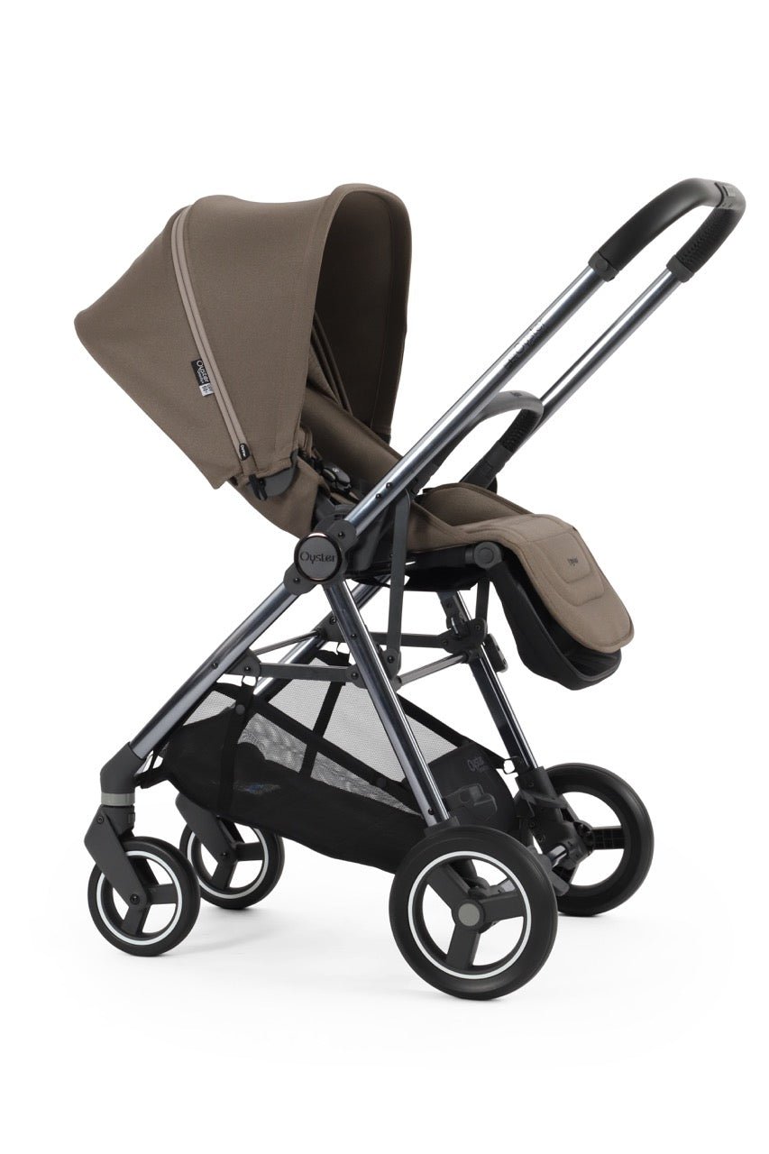 BabyStyle Oyster Gravity+ Stroller and Carrycot - Mink - Pramsy