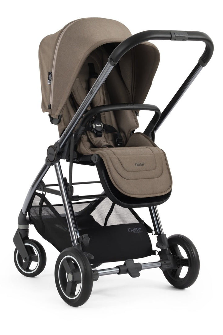 BabyStyle Oyster Gravity+ Stroller and Carrycot - Mink - Pramsy