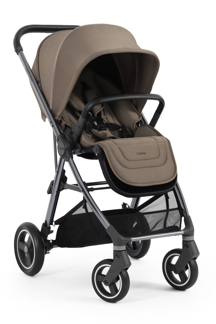 BabyStyle Oyster Gravity+ Stroller and Carrycot - Mink - Pramsy