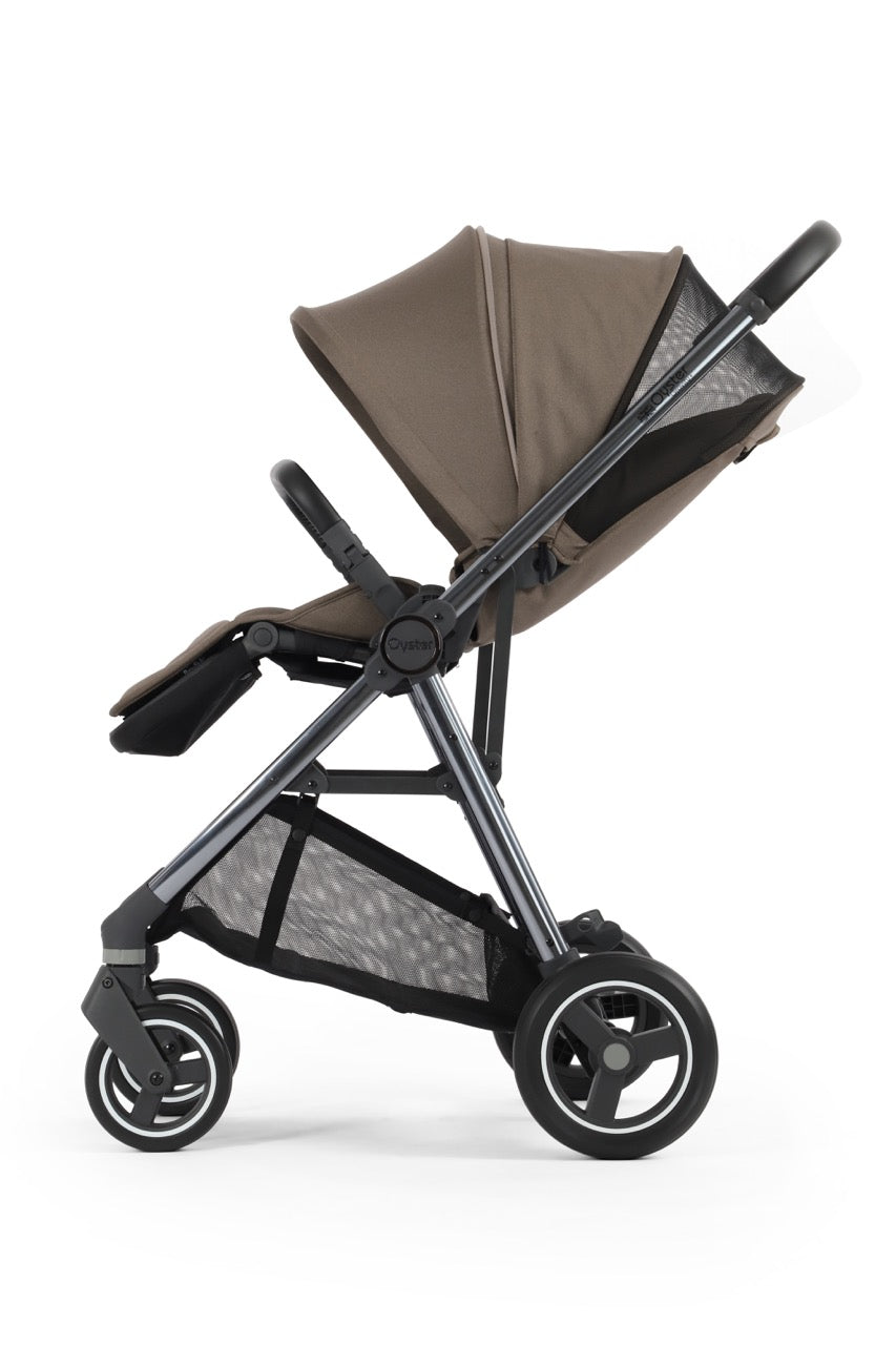 BabyStyle Oyster Gravity+ Stroller and Carrycot - Mink - Pramsy