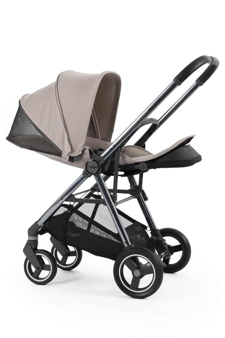 BabyStyle Oyster Gravity+ Stroller and Carrycot - Stone - Pramsy