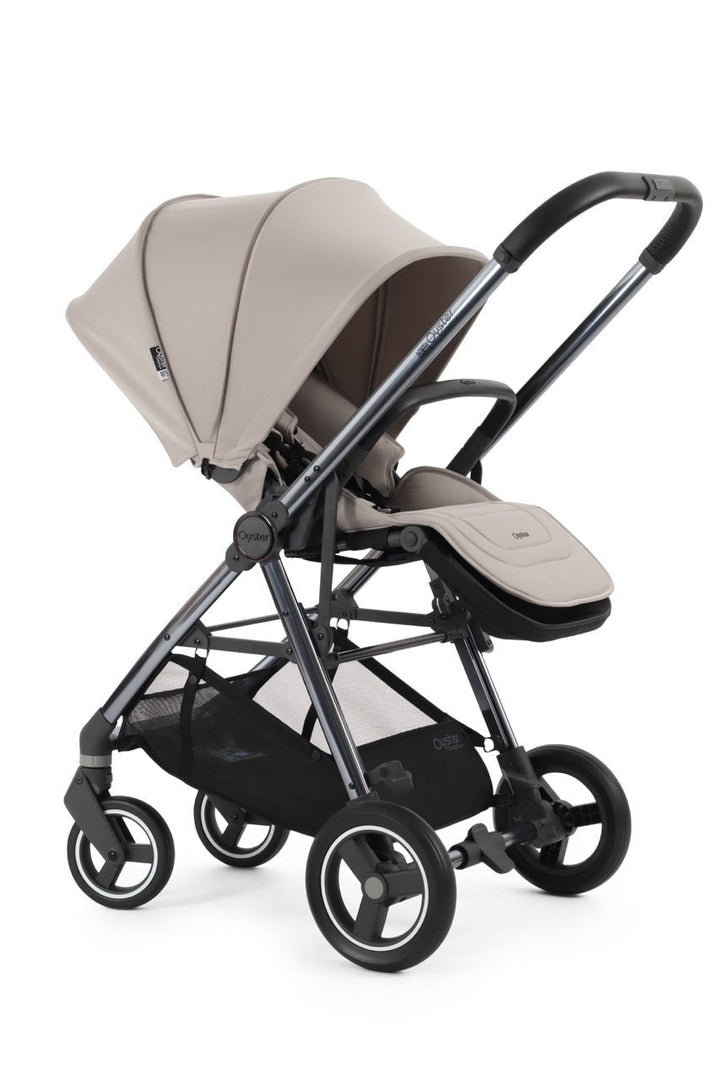 BabyStyle Oyster Gravity+ Stroller and Carrycot - Stone - Pramsy