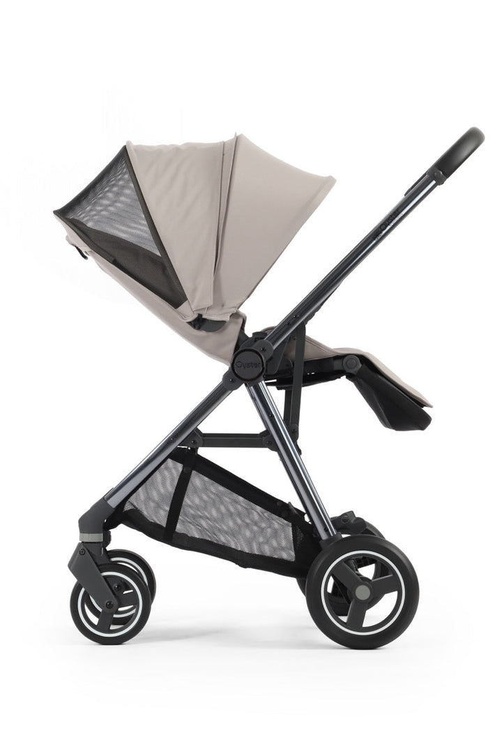 BabyStyle Oyster Gravity+ Stroller and Carrycot - Stone - Pramsy