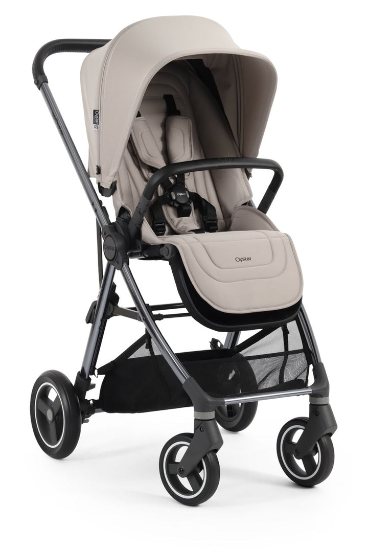 BabyStyle Oyster Gravity+ Stroller and Carrycot - Stone - Pramsy