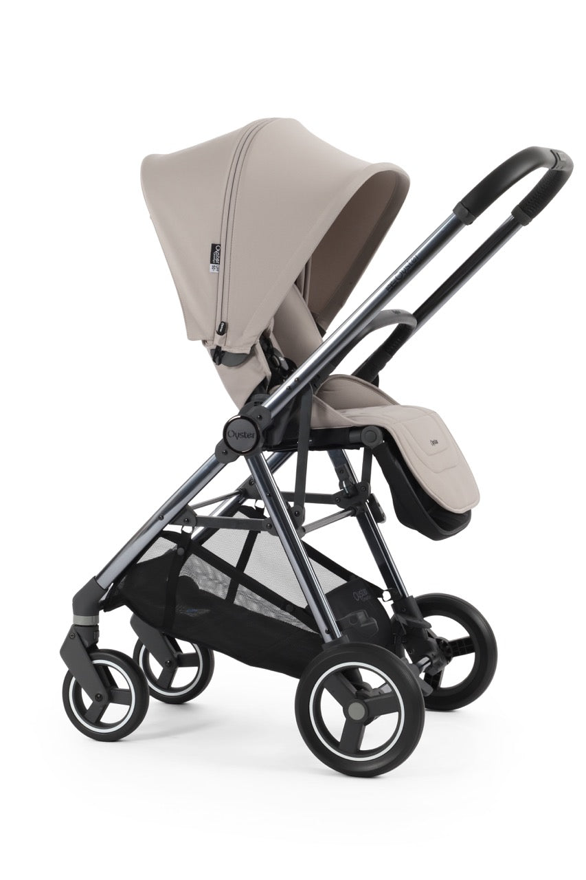 BabyStyle Oyster Gravity+ Stroller and Carrycot - Stone - Pramsy