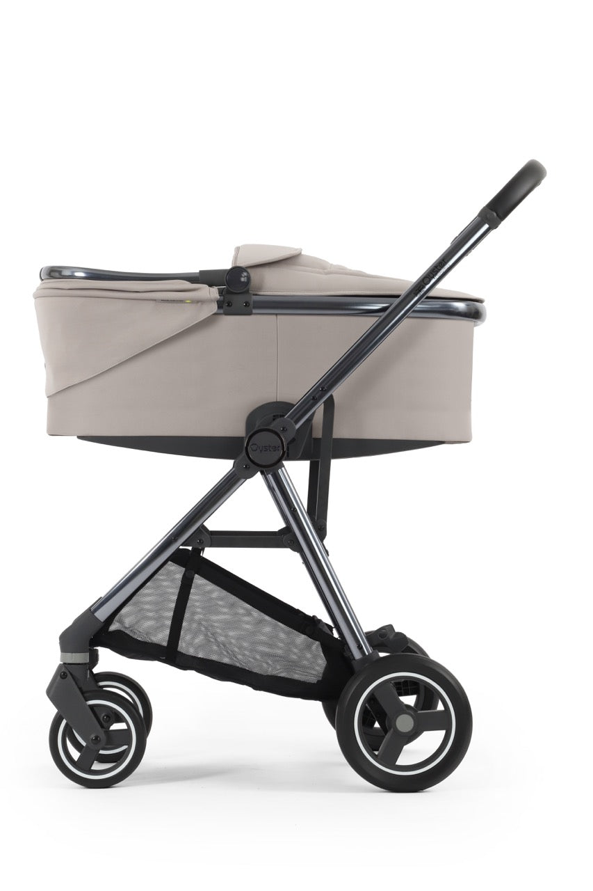 BabyStyle Oyster Gravity+ Stroller and Carrycot - Stone - Pramsy