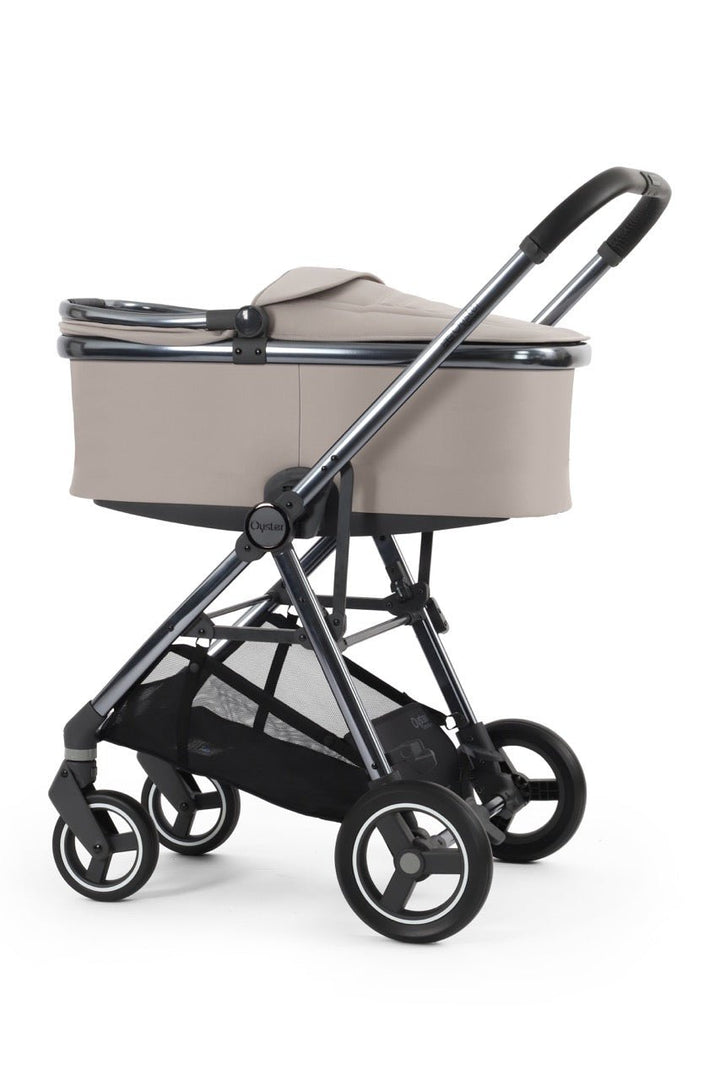 BabyStyle Oyster Gravity+ Stroller and Carrycot - Stone - Pramsy