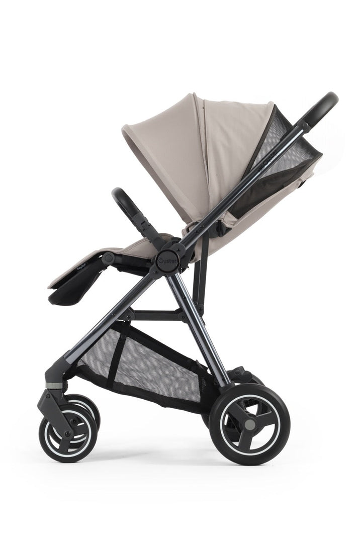 BabyStyle Oyster Gravity+ Stroller and Carrycot - Stone - Pramsy