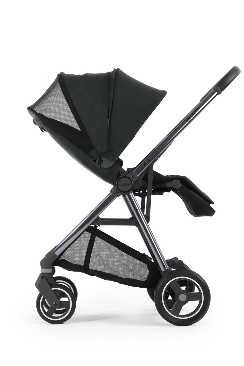 BabyStyle Oyster Gravity+ Stroller - Black Olive - Pramsy