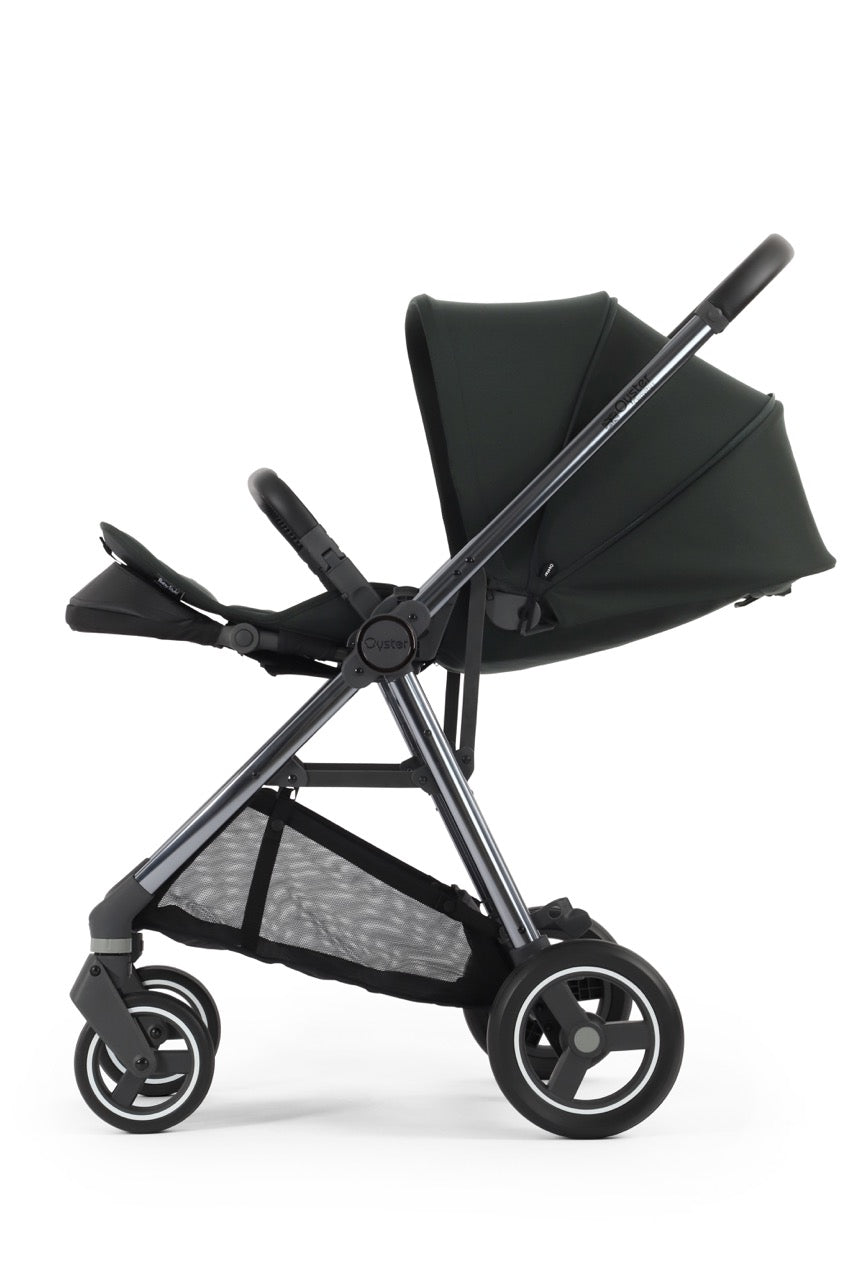 BabyStyle Oyster Gravity+ Stroller - Black Olive - Pramsy