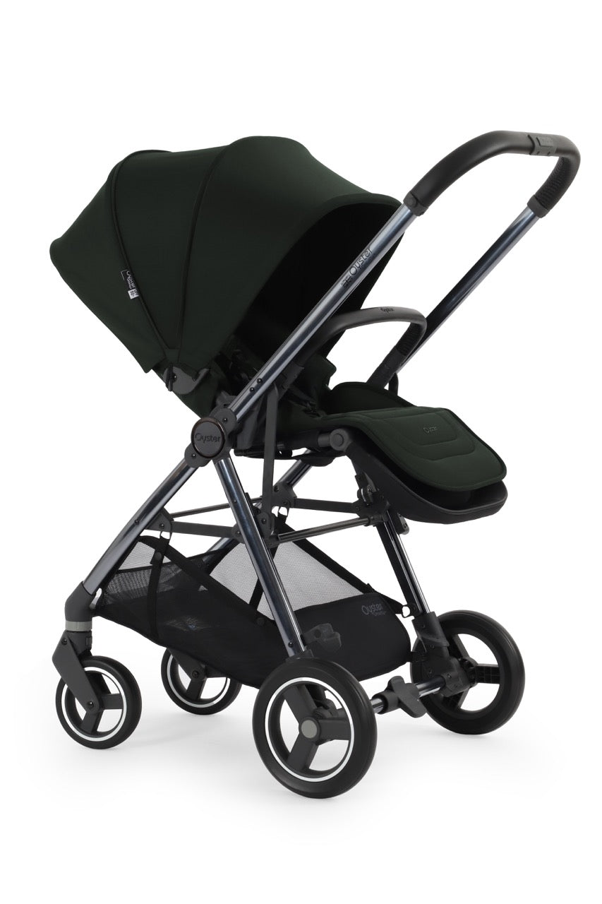 BabyStyle Oyster Gravity+ Stroller - Black Olive - Pramsy