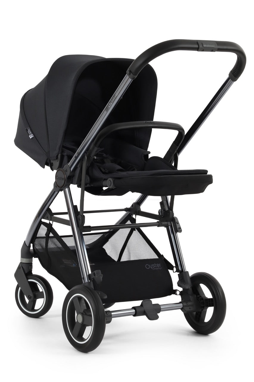 BabyStyle Oyster Gravity+ Stroller - Carbonite - Pramsy