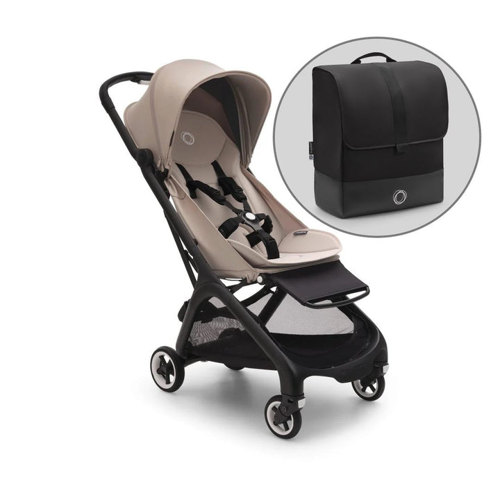 Bugaboo Butterfly + FREE Transport Bag Pushchair/Stroller - Desert Taupe - Pramsy