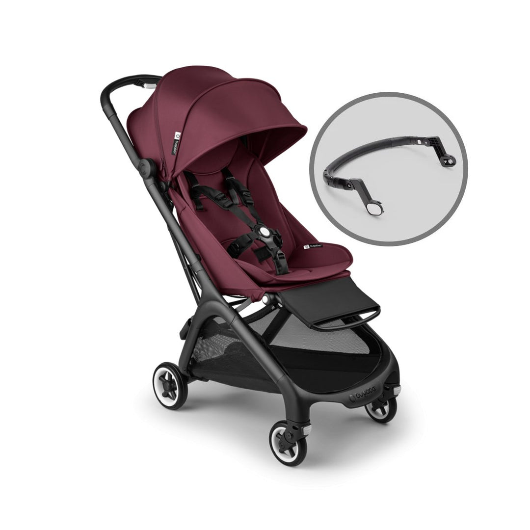 Bugaboo Butterfly Pushchair + FREE Bumper Bar - Dark Cherry - Pramsy