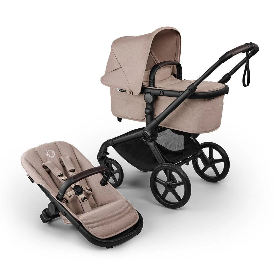 bugaboo fox 5 mineral Bugaboo Fox 5 Renew Complete + FREE Newborn Rocker - Desert Taupe Melange