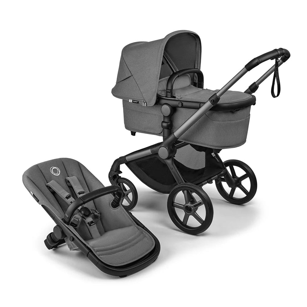 Bugaboo Fox 5 Renew + Pebble 360 Pro 2 Ultimate Bundle - Moon Grey - Pramsy