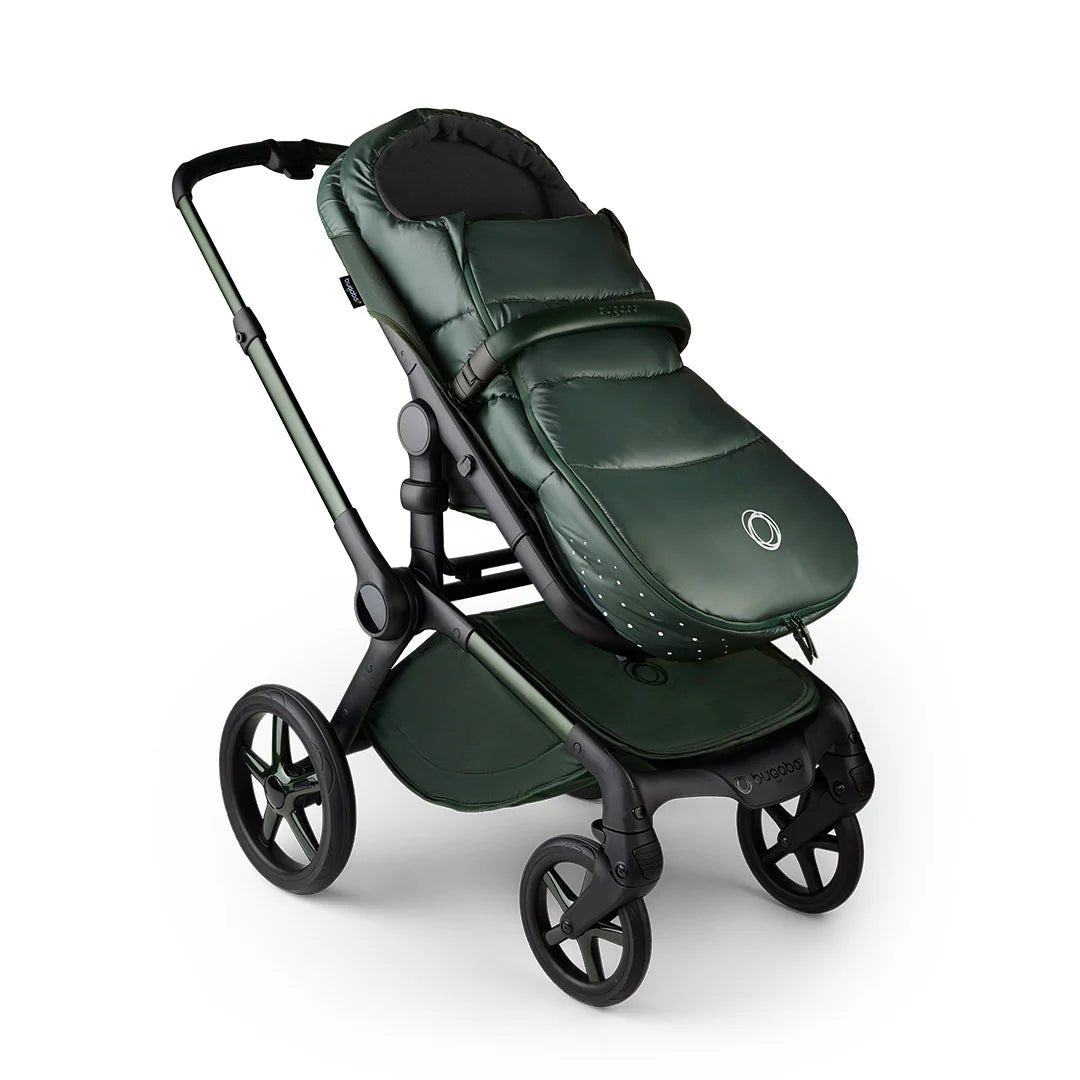 Bugaboo Limited Edition Noir Footmuff - Midnight Green - Pramsy