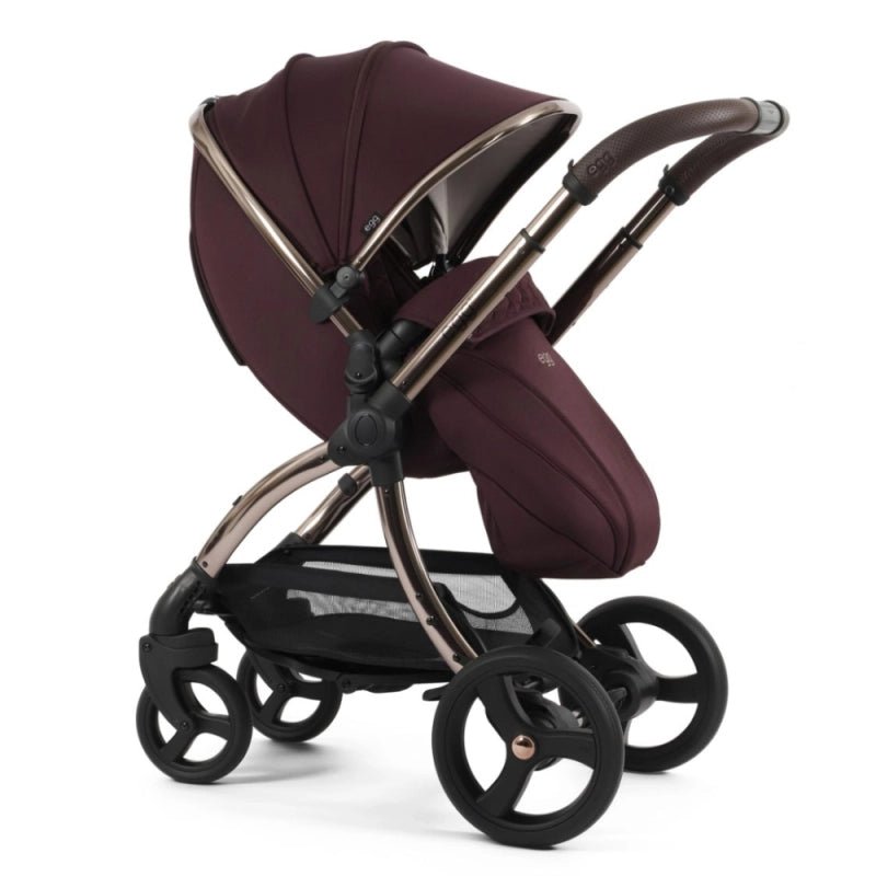 (Copy) (Copy) (Copy) Egg3 Stroller & Carrycot with Egg Shell Car Seat and Base Luxury Bundle - Mulberry - Pramsy