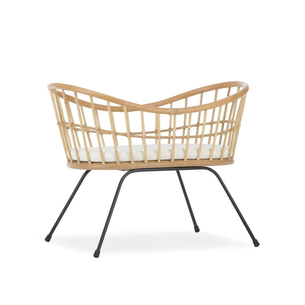 CuddleCo Aria Wave Crib - Rattan - Pramsy